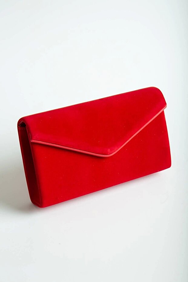Red Suede Bag - 1