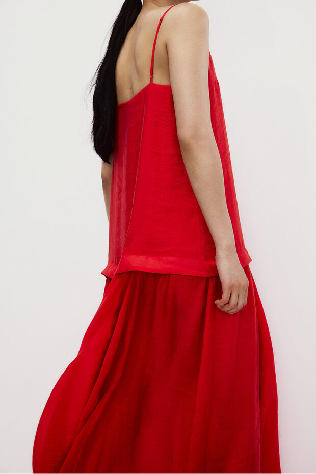 Askılı Uzun Elbise - 4