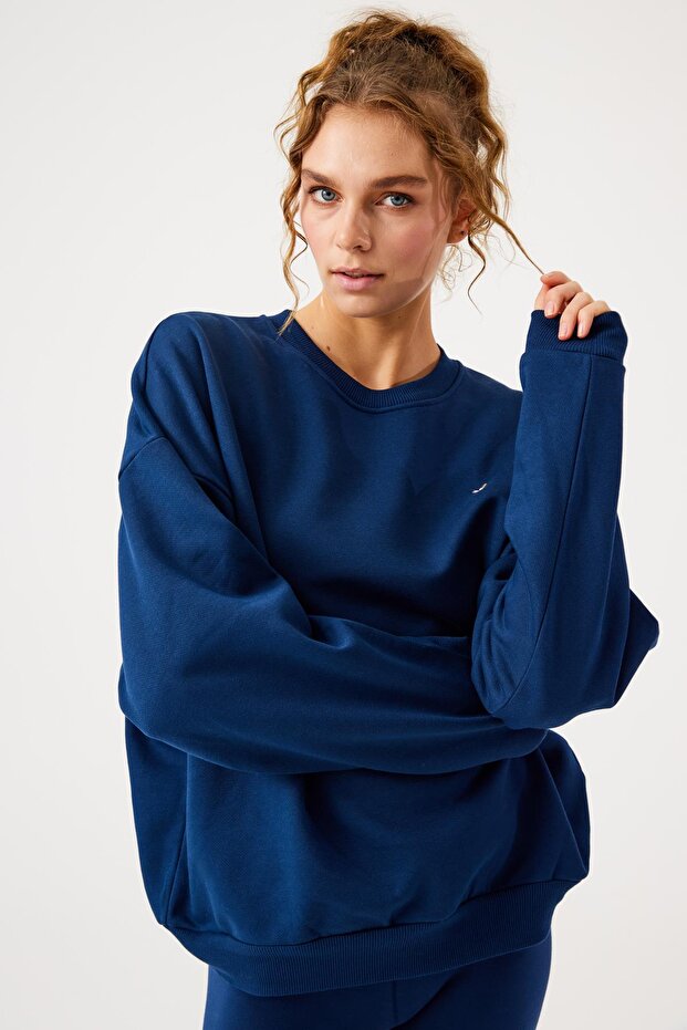 Aura Sweatshirt Lacivert - 4