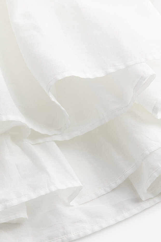 Pamuklu Mini Kloş Etek - 5