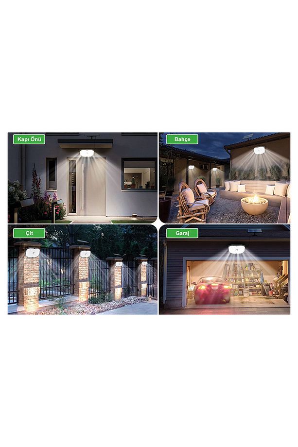 Güneş Enerjili Hareket Sensörlü, 146 Boncuk led Aydınlatma / GT-SL17/S - 8