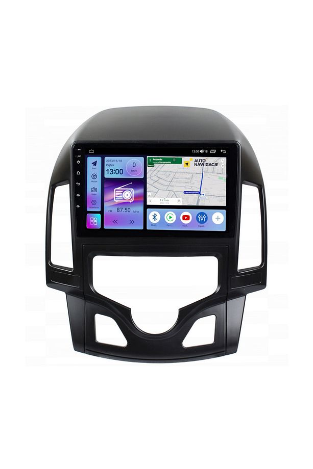 Hyundai i30 Digital Araç Multimedya Android Ekran Carplay Double Teyp 4+64 9" 08-11 Black BLUEWAY - 2