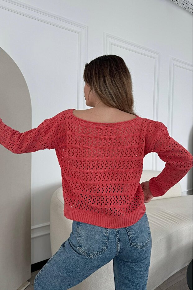 Yazlık Ajurlu File Triko A4566 - 4