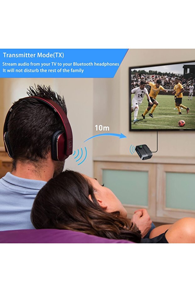 Bluetooth Transmitter Receiver, Bluetooth Transmitter Receiver Display, V5.3 Bluetooth Receiver - 5