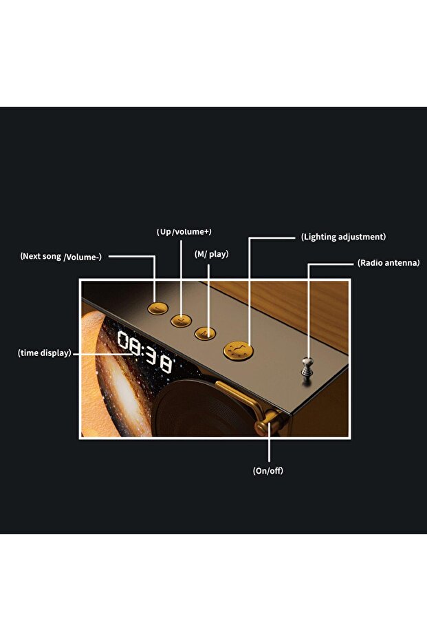 Mini Bluetooth Speaker Desktop Speaker With Wireless Stereo Pairing Loud Sound And Hifi Stereo Ip54 - 5