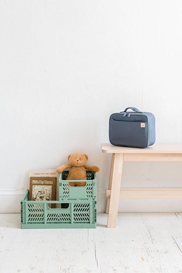 صندوق قابل للطي حديث كبير باللون الأخضر - 3