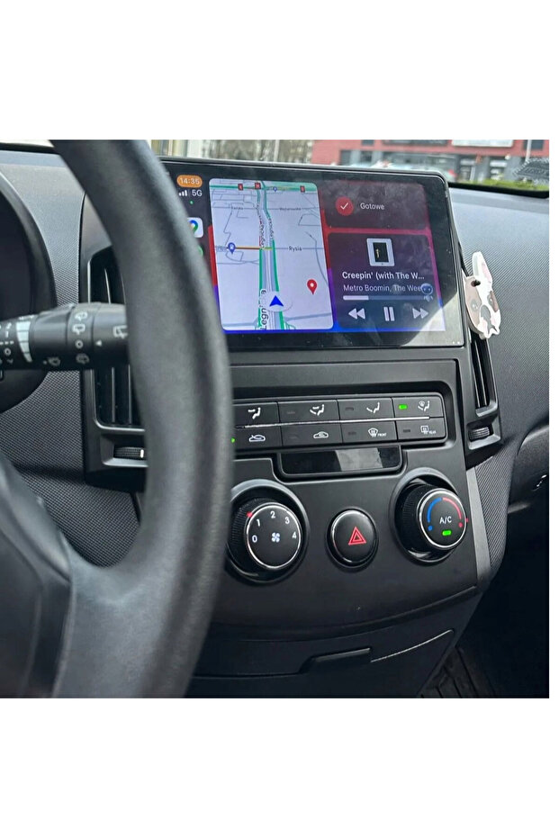 Hyundai i30 Analog Araç Multimedya Android Ekran Carplay Double Teyp 4+64 9" 08-11 Black BLUEWAY - 5