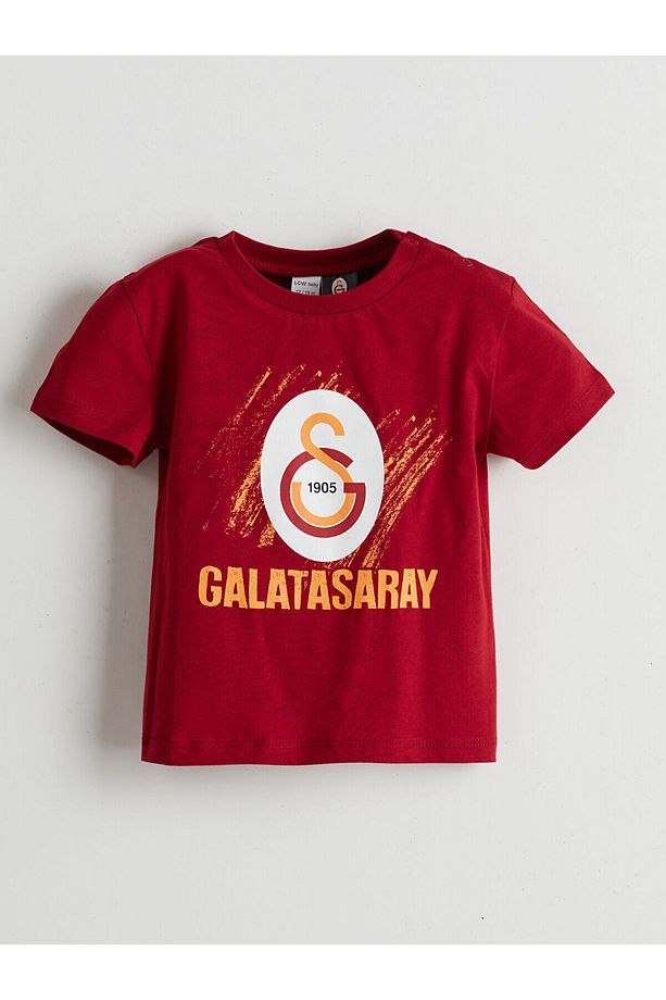 LCWK Galatasaray Baskılı Erkek Bebek Şortlu Pijama Takımı - 2