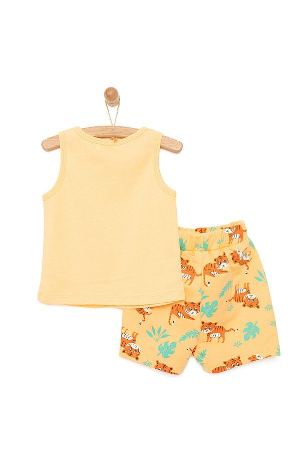 HelloBaby Basic Küçük Kaplan Baskılı Atlet-Şort Erkek Bebek - 2