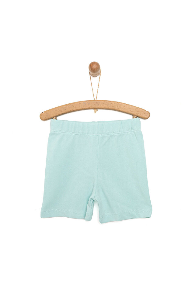 HelloBaby Kız Bebek Şort Süprem Kumaş Reçme Paça - 1