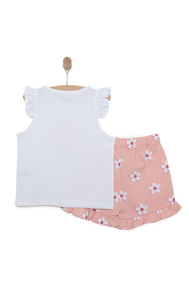 HelloBaby Basic Kız Papatya Baskılı Atlet-Şort Kız Bebek - 2