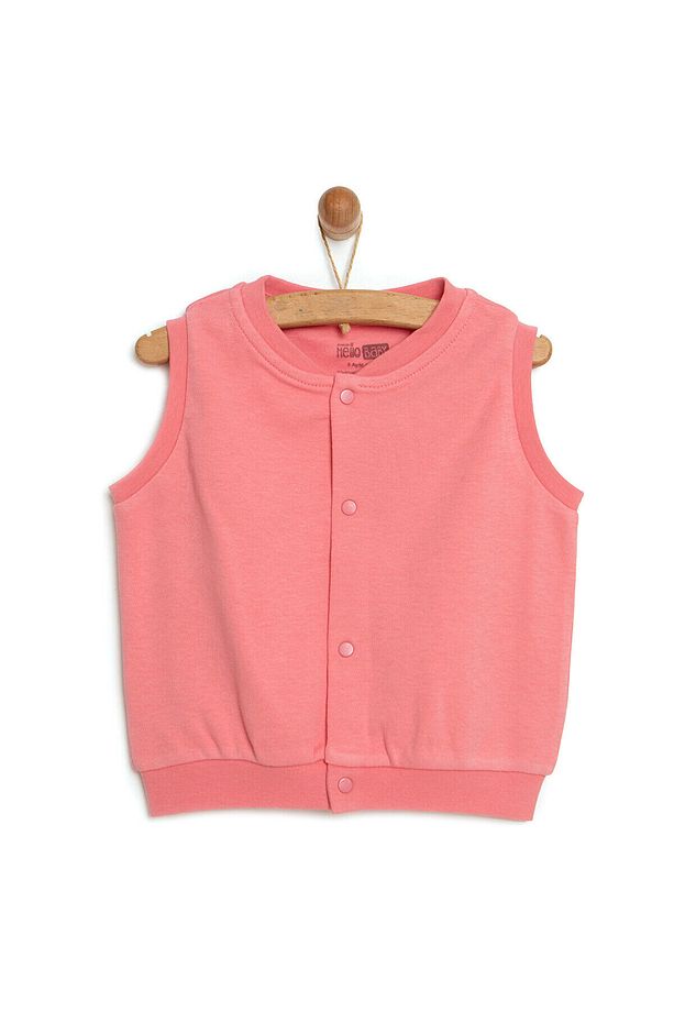 HelloBaby Basic Ribanalı Yelek Kız Bebek - 1
