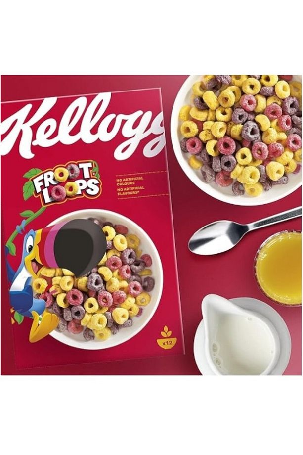 Kelloggs Meyveli Kahvaltılık Mısır Gevreği Unicorn Froot Loops 375 gr - 5