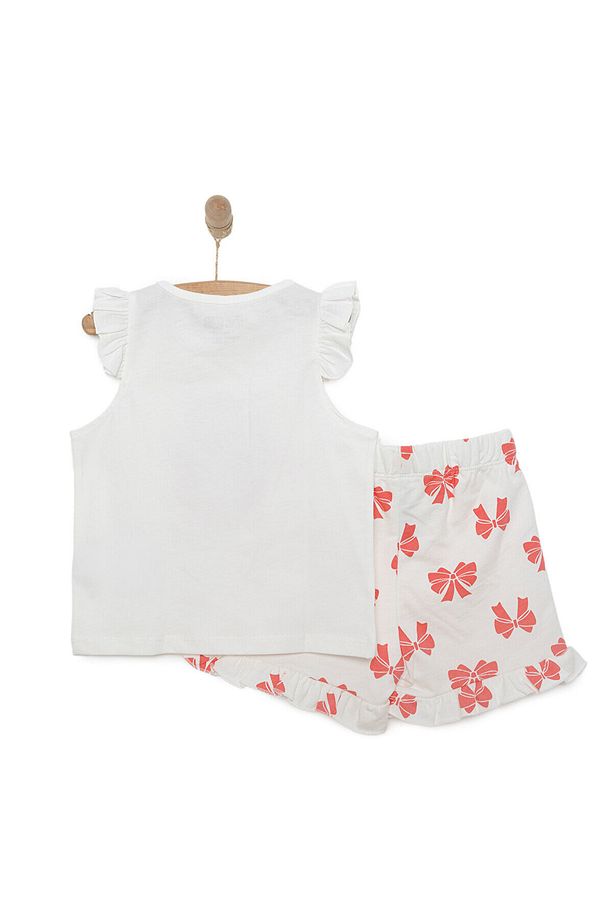 HelloBaby Basic Kız Fiyonk Baskılı Atlet-Şort Kız Bebek - 2
