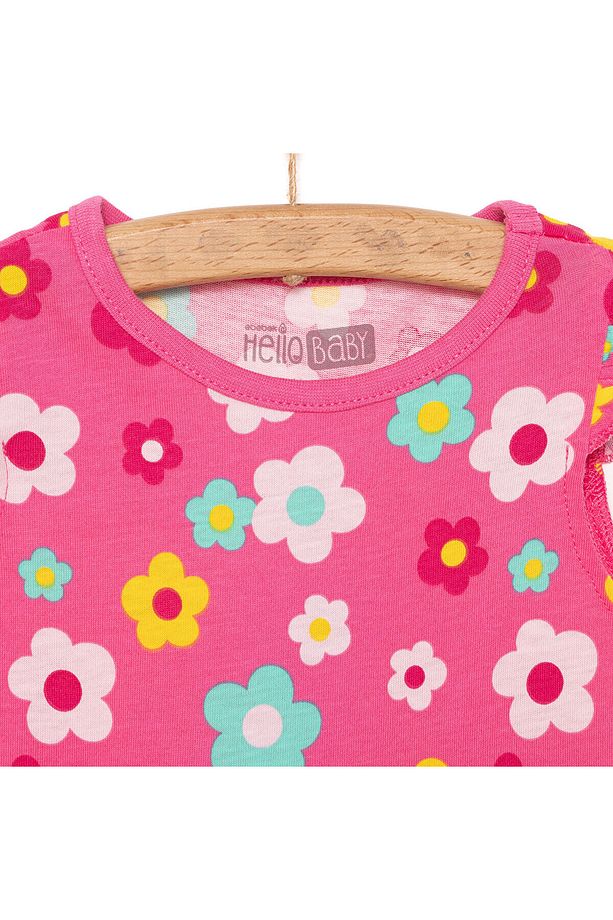 HelloBaby Basic Kız Papatya Desenli Elbise Kız Bebek - 3
