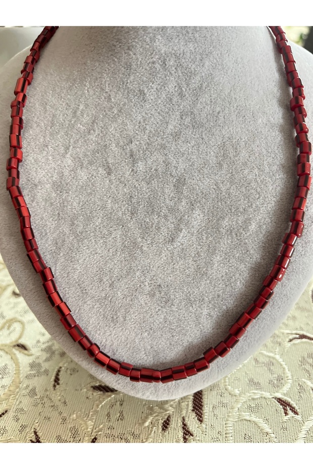 Brown Glass Bead Necklace