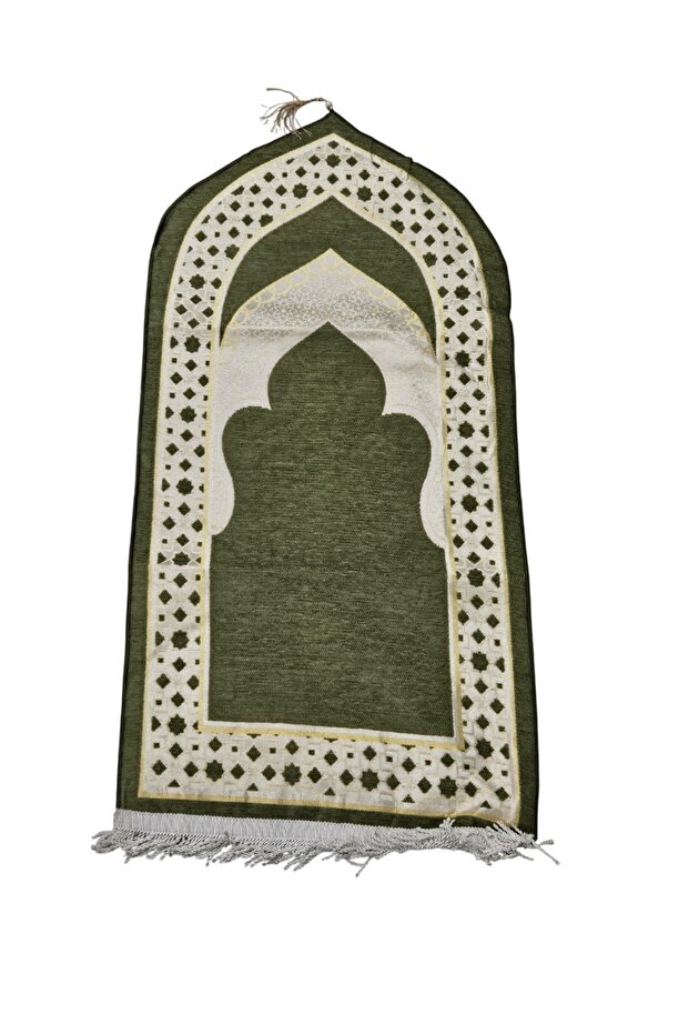سجادة صلاة للأطفال بتصميم إسلامي مبطنة، سجادة صلاة ناعمة ومريحة 50×100 سم