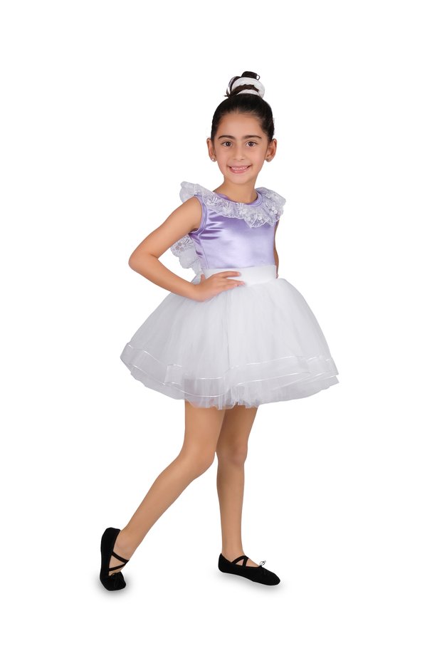 Girl's Premium Fabric Guipure Lace Detailed Sleeveless Body
