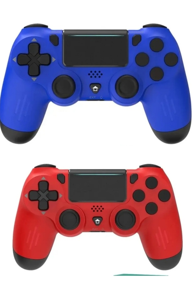 Game Controller Ps 4 Bluetooth Joystick Tablet Telefon PC Uyumlu Titreşimli Oyun Kolu 2 Adet - 3