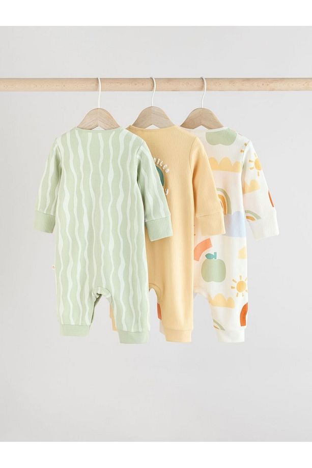 % 100 Pamuklu Multi Rainbow 3'lü Tulum Set - 2