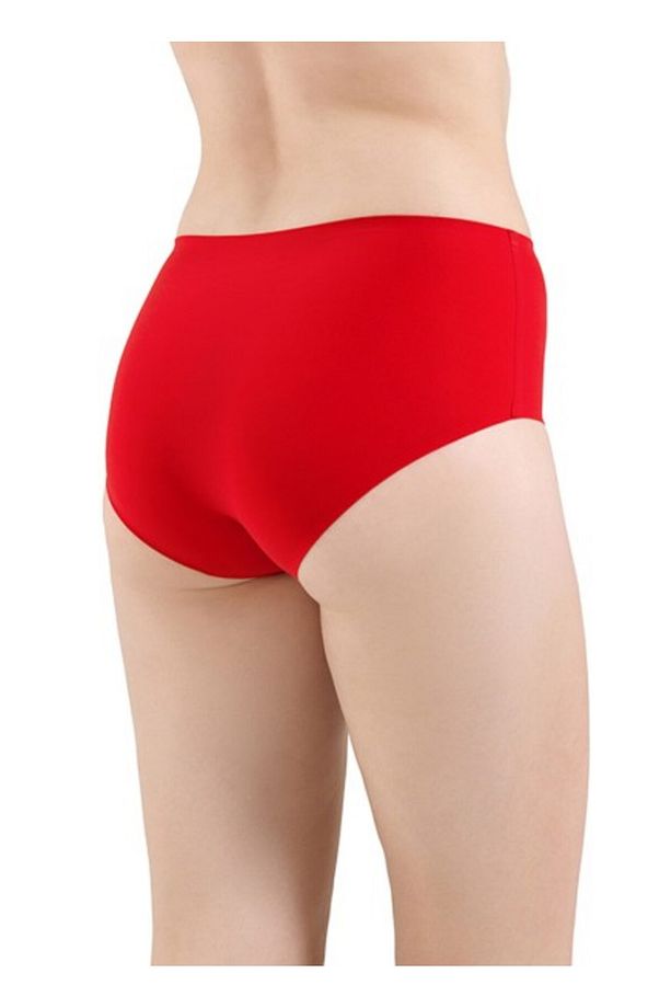 1651 Invisible Stretch İz Yapmayan Lazer Şort  Kırmızı - 2