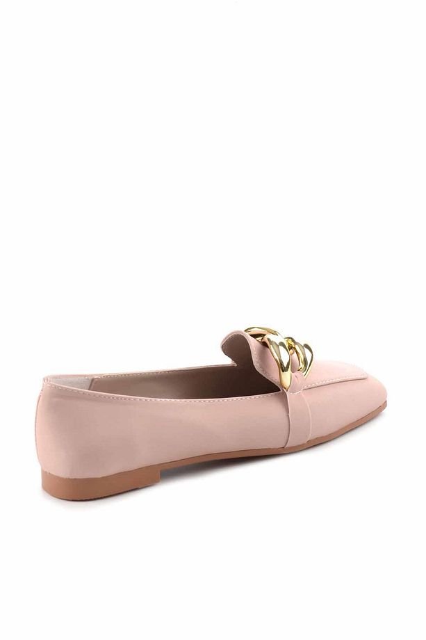 Mat Nude Kadın Loafer Ayakkabı K01641166309 - 4