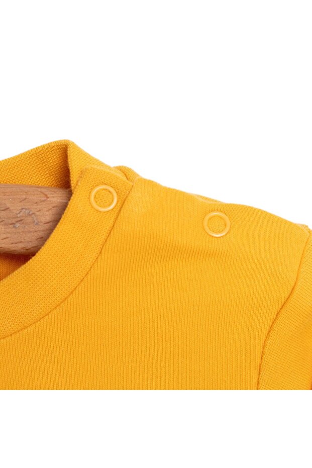 HelloBaby Basic İnterlok Uzun kol Tshirt Unisex - 3