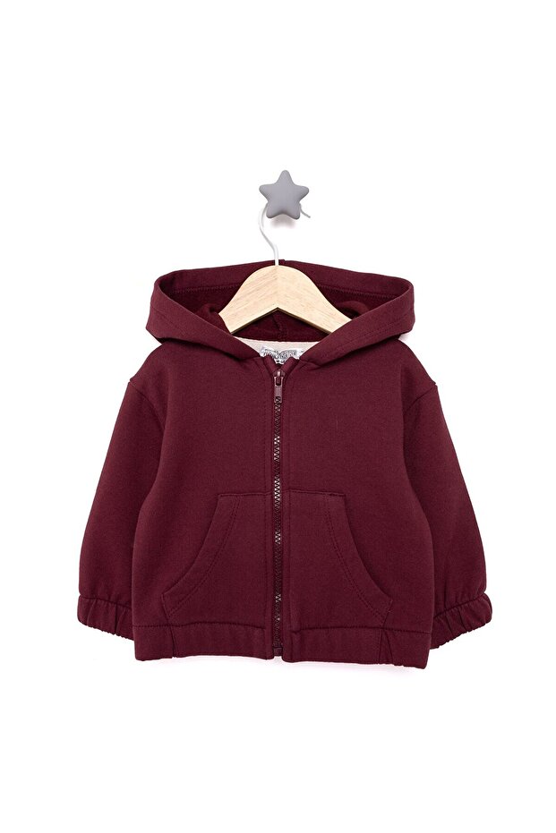 HelloBaby Basic Hooded Cardigan - 1