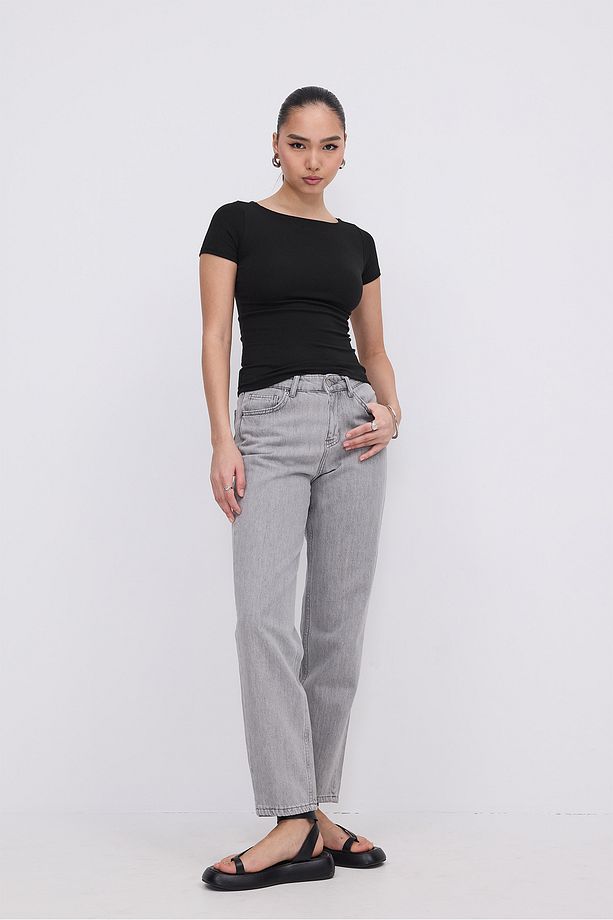 Kısa Kollu Modal T-shirt P4298-W8 - 6
