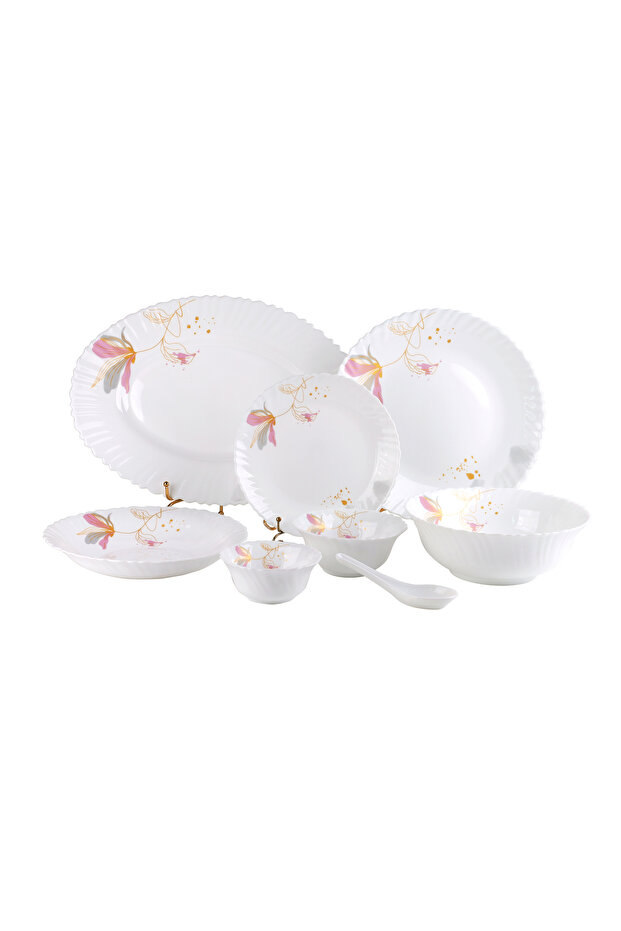40 Piece Opalware Dinner Set- DC3384