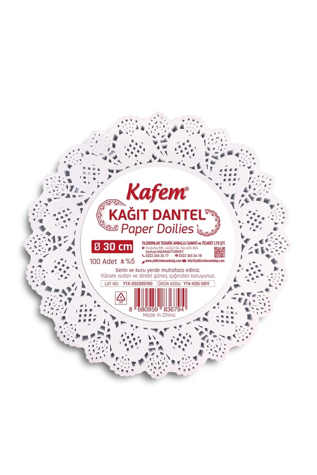 Dantel Kağıt 30 Cm (100 Adet) - 1