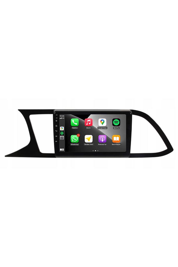 Seat Leon Araç Multimedya Android Ekran Carplay Double Teyp Navigasyon 4+64 9" 13-20 P.Black BLUEWAY - 3