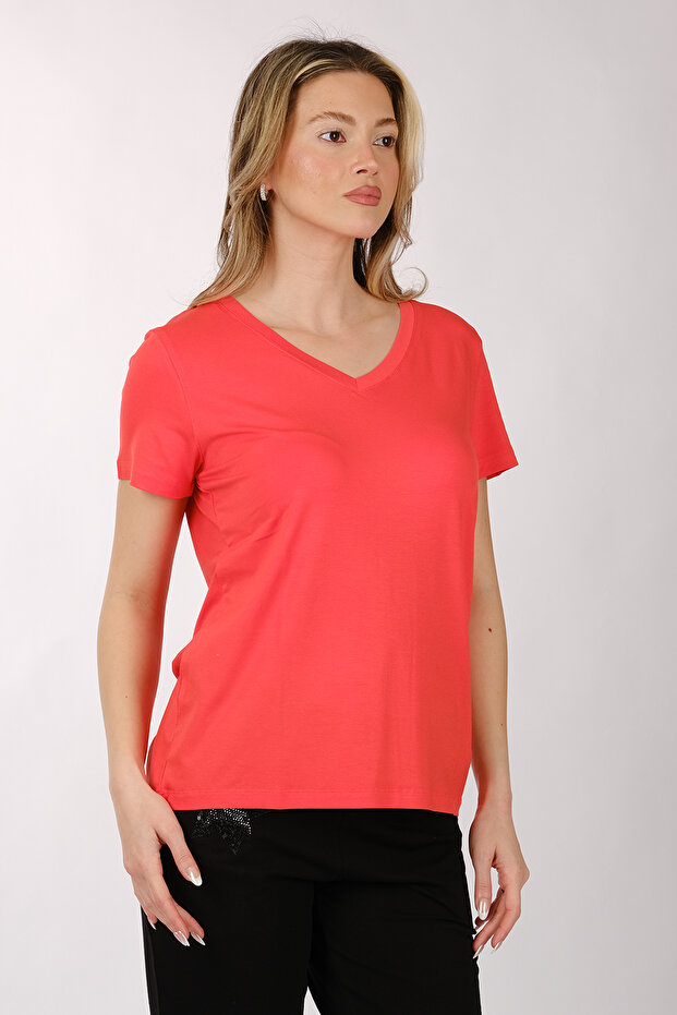 Тениска Basic Viscon V Yaka - 3