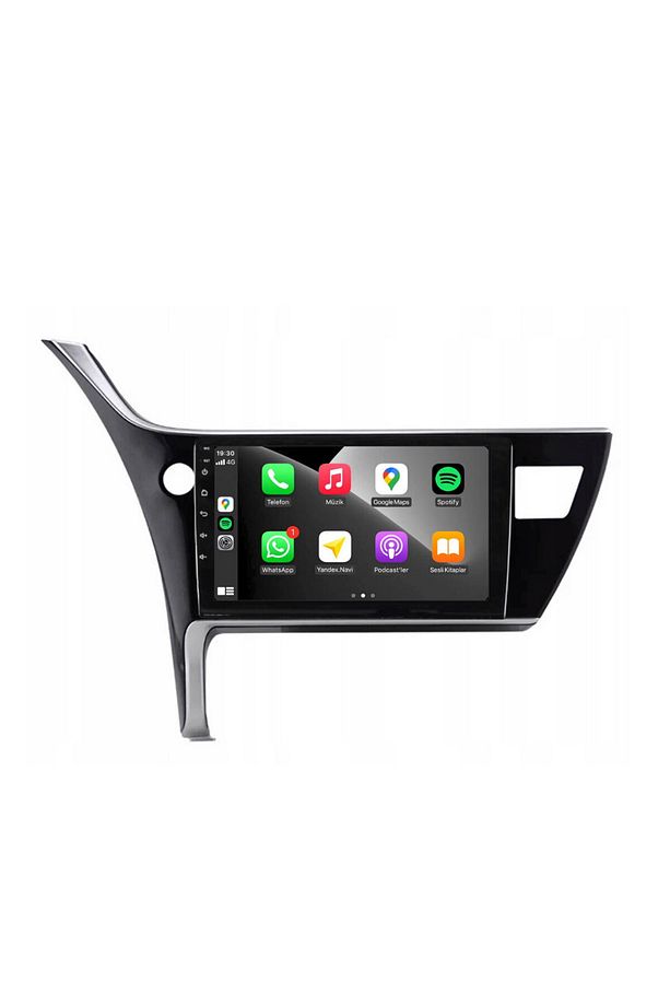 Toyota Corolla Araç Multimedya Android Ekran Carplay Double Teyp 4+64 9" 17-18 Black BLUEWAY - 3
