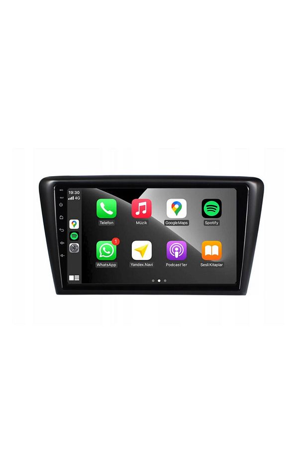 Skoda Rapid Araç Multimedya Android Ekran Carplay Navigasyon Double Teyp 4+64 9" 13-18 Black BLUEWAY - 3