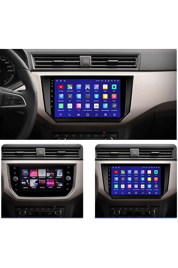 Seat Ibiza Araç Multimedya Android Ekran Carplay Navigasyon Double Teyp 4+64 9" 18-20 Black BLUEWAY - 4