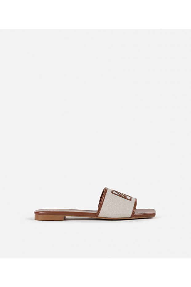 Monogram aplikeli terlik - 1