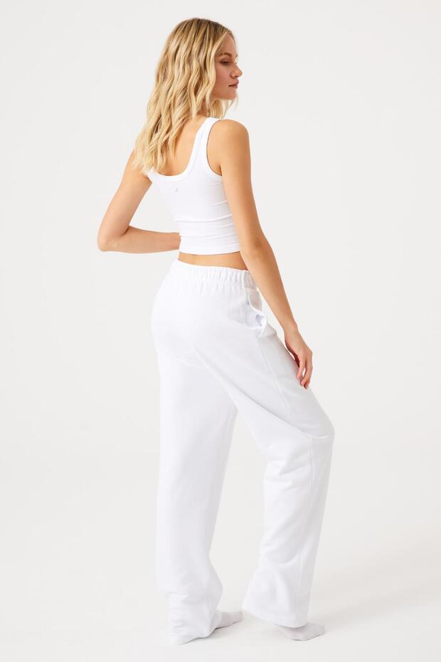 Aura Eşofman Altı Beyaz - 3