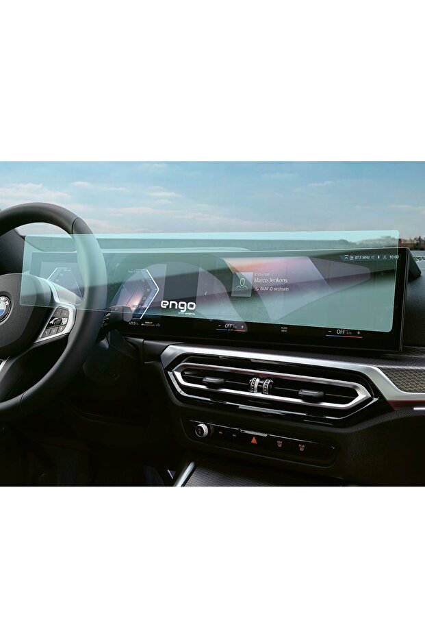 واقي شاشة رقمي وشاشة منحنية للوسائط المتعددة لسيارة BMW 320i
