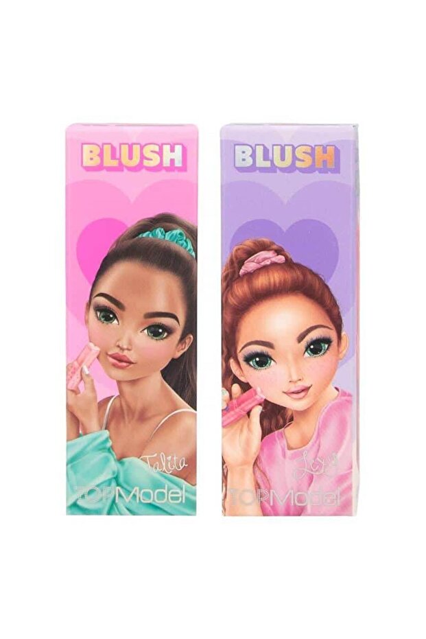 TopModel blush in heart shape - red - 3