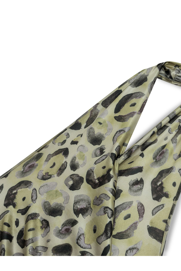 Desenli Mini Elbise - 9