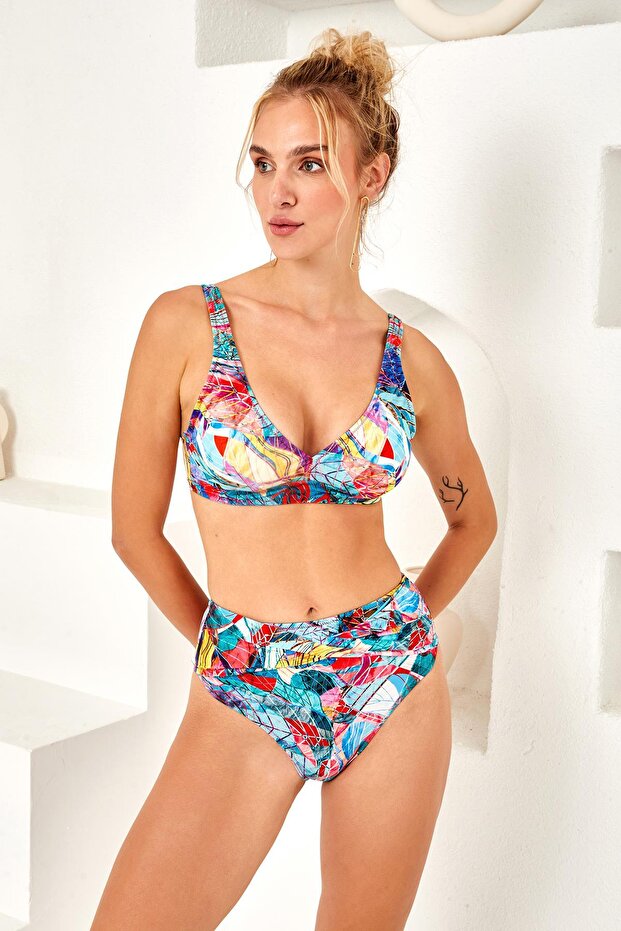 Toparlayıcı Bikini Tek Üst 4303-D - 2