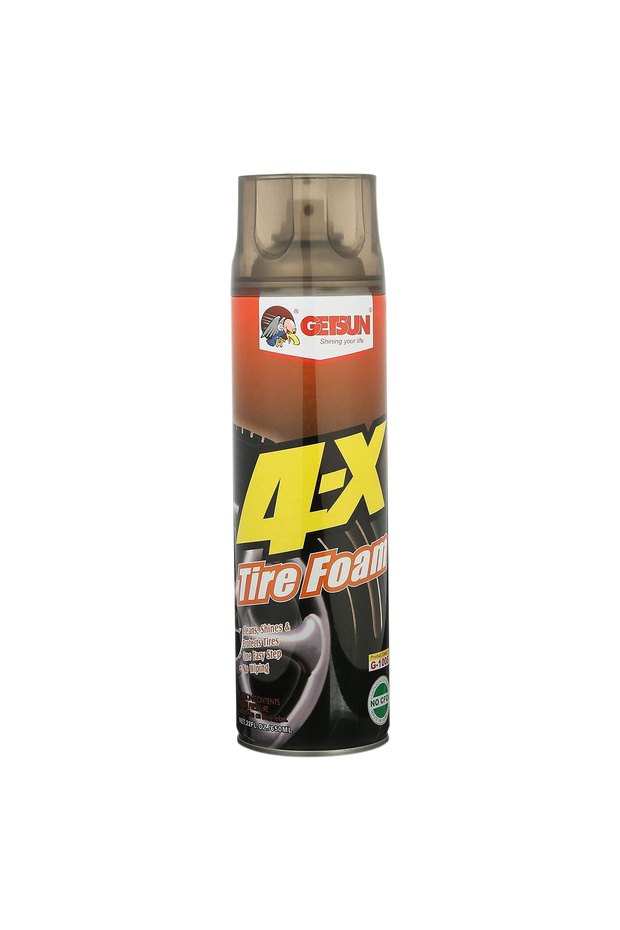 منظف رغوة الإطارات 4X - 650 مل، GA1008، ينظف ويلمع ويحمي في خطوة واحدة