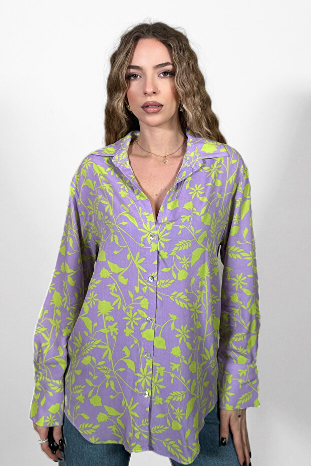 Forest Patterned Shirt - 3
