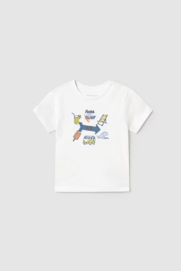 01064-48 White T-Shirt