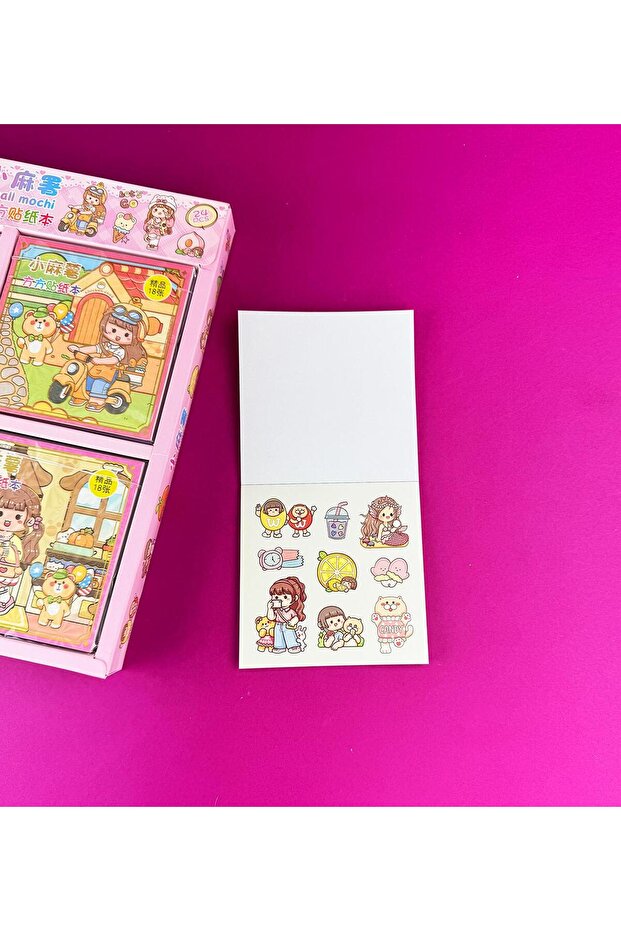 Sevimli Kız Sticker Defteri - 2