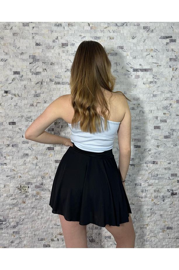 Volanlı Şort Etek - 4