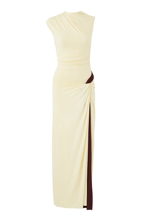 Greta Twist Maxi Elbise - 1