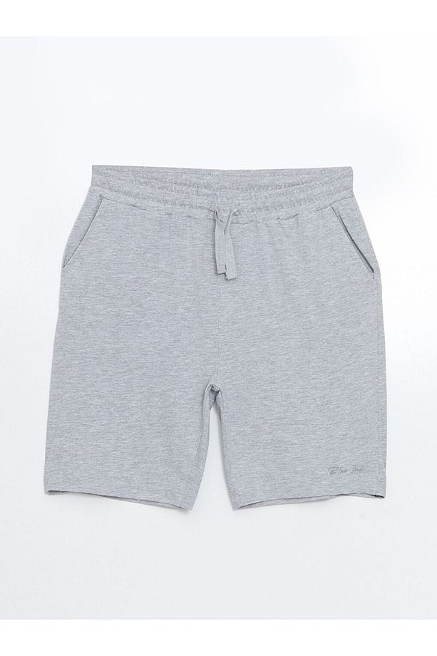 LCW Slim Fit Erkek Pijama Alt Şort - 5