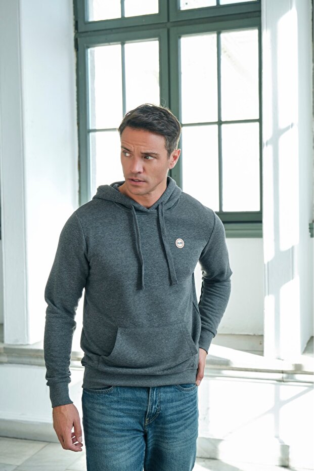 Basic Hoodie  Antrasit - 1